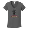 Ladies Heavy Cotton ™ 100% Cotton V Neck T Shirt Thumbnail