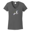 Ladies Heavy Cotton ™ 100% Cotton V Neck T Shirt Thumbnail