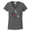 Ladies Heavy Cotton ™ 100% Cotton V Neck T Shirt Thumbnail