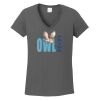 Ladies Heavy Cotton ™ 100% Cotton V Neck T Shirt Thumbnail