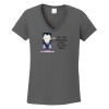 Ladies Heavy Cotton ™ 100% Cotton V Neck T Shirt Thumbnail