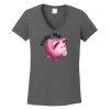 Ladies Heavy Cotton ™ 100% Cotton V Neck T Shirt Thumbnail