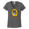 Ladies Heavy Cotton ™ 100% Cotton V Neck T Shirt Thumbnail