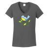 Ladies Heavy Cotton ™ 100% Cotton V Neck T Shirt Thumbnail