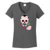 Ladies Heavy Cotton ™ 100% Cotton V Neck T Shirt Thumbnail