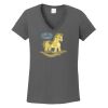 Ladies Heavy Cotton ™ 100% Cotton V Neck T Shirt Thumbnail