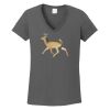 Ladies Heavy Cotton ™ 100% Cotton V Neck T Shirt Thumbnail