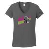 Ladies Heavy Cotton ™ 100% Cotton V Neck T Shirt Thumbnail