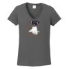 Ladies Heavy Cotton ™ 100% Cotton V Neck T Shirt Thumbnail