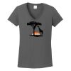 Ladies Heavy Cotton ™ 100% Cotton V Neck T Shirt Thumbnail