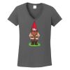 Ladies Heavy Cotton ™ 100% Cotton V Neck T Shirt Thumbnail