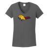 Ladies Heavy Cotton ™ 100% Cotton V Neck T Shirt Thumbnail