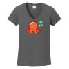 Ladies Heavy Cotton ™ 100% Cotton V Neck T Shirt Thumbnail