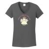 Ladies Heavy Cotton ™ 100% Cotton V Neck T Shirt Thumbnail