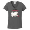 Ladies Heavy Cotton ™ 100% Cotton V Neck T Shirt Thumbnail