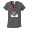Ladies Heavy Cotton ™ 100% Cotton V Neck T Shirt Thumbnail