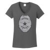 Ladies Heavy Cotton ™ 100% Cotton V Neck T Shirt Thumbnail