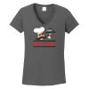 Ladies Heavy Cotton ™ 100% Cotton V Neck T Shirt Thumbnail