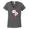 Ladies Heavy Cotton ™ 100% Cotton V Neck T Shirt Thumbnail