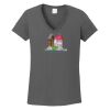 Ladies Heavy Cotton ™ 100% Cotton V Neck T Shirt Thumbnail