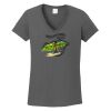 Ladies Heavy Cotton ™ 100% Cotton V Neck T Shirt Thumbnail