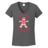 Ladies Heavy Cotton ™ 100% Cotton V Neck T Shirt Thumbnail
