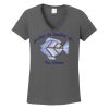 Ladies Heavy Cotton ™ 100% Cotton V Neck T Shirt Thumbnail