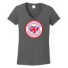 Ladies Heavy Cotton ™ 100% Cotton V Neck T Shirt Thumbnail