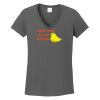 Ladies Heavy Cotton ™ 100% Cotton V Neck T Shirt Thumbnail