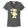 Ladies Heavy Cotton ™ 100% Cotton V Neck T Shirt Thumbnail