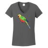 Ladies Heavy Cotton ™ 100% Cotton V Neck T Shirt Thumbnail