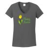 Ladies Heavy Cotton ™ 100% Cotton V Neck T Shirt Thumbnail