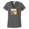 Ladies Heavy Cotton ™ 100% Cotton V Neck T Shirt Thumbnail