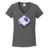 Ladies Heavy Cotton ™ 100% Cotton V Neck T Shirt Thumbnail