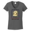 Ladies Heavy Cotton ™ 100% Cotton V Neck T Shirt Thumbnail