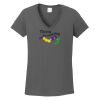 Ladies Heavy Cotton ™ 100% Cotton V Neck T Shirt Thumbnail