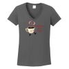 Ladies Heavy Cotton ™ 100% Cotton V Neck T Shirt Thumbnail