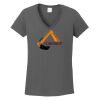 Ladies Heavy Cotton ™ 100% Cotton V Neck T Shirt Thumbnail