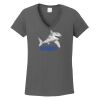 Ladies Heavy Cotton ™ 100% Cotton V Neck T Shirt Thumbnail