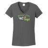 Ladies Heavy Cotton ™ 100% Cotton V Neck T Shirt Thumbnail