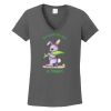 Ladies Heavy Cotton ™ 100% Cotton V Neck T Shirt Thumbnail