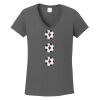 Ladies Heavy Cotton ™ 100% Cotton V Neck T Shirt Thumbnail