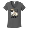 Ladies Heavy Cotton ™ 100% Cotton V Neck T Shirt Thumbnail