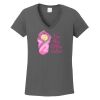 Ladies Heavy Cotton ™ 100% Cotton V Neck T Shirt Thumbnail