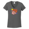 Ladies Heavy Cotton ™ 100% Cotton V Neck T Shirt Thumbnail