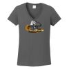 Ladies Heavy Cotton ™ 100% Cotton V Neck T Shirt Thumbnail