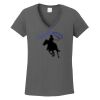 Ladies Heavy Cotton ™ 100% Cotton V Neck T Shirt Thumbnail