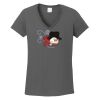 Ladies Heavy Cotton ™ 100% Cotton V Neck T Shirt Thumbnail