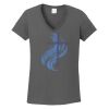 Ladies Heavy Cotton ™ 100% Cotton V Neck T Shirt Thumbnail