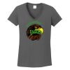Ladies Heavy Cotton ™ 100% Cotton V Neck T Shirt Thumbnail